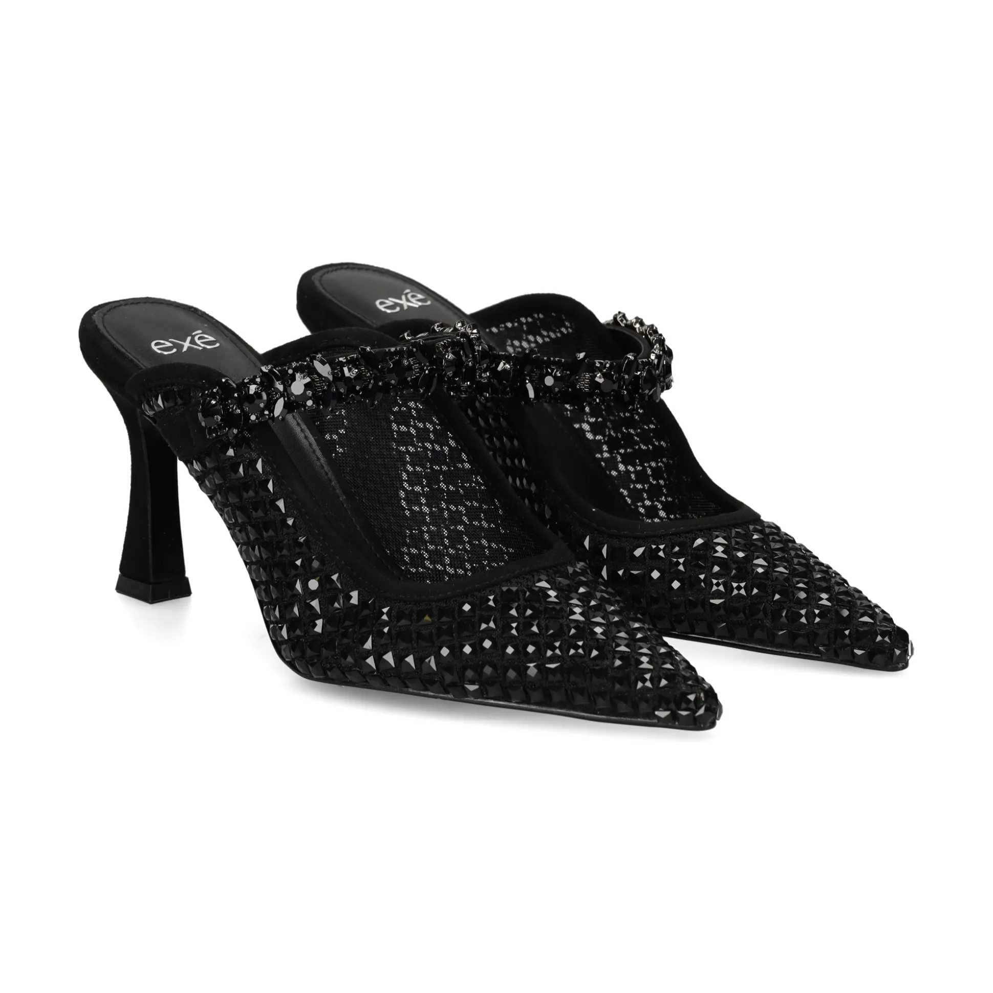EXE Zuecos de Mujer LAMINA-277 NEGRO