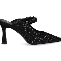 EXE Zuecos de Mujer LAMINA-277 NEGRO