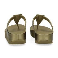 FITFLOP Sandalias cuña de Mujer IU2 C23 Camo-Green