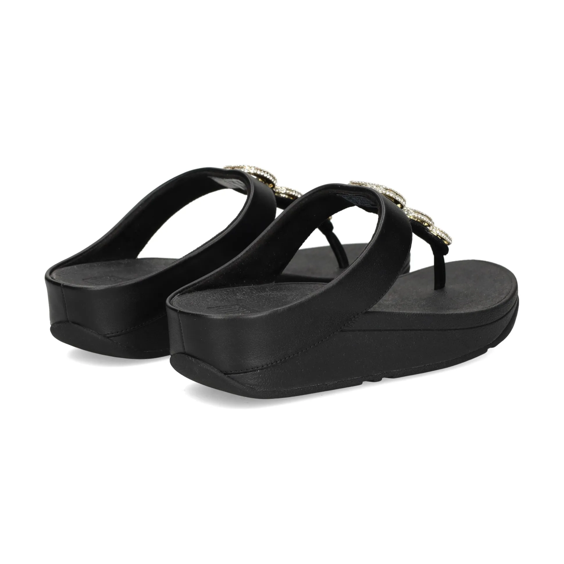 FITFLOP Sandalias cuña de Mujer HX2 001 NEGRO