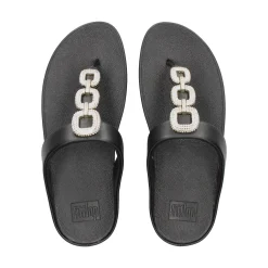 FITFLOP Sandalias cuña de Mujer HX2 001 NEGRO
