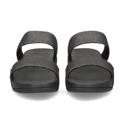 FITFLOP Sandalias cuña de Mujer HR2 B06 Pewter Blac