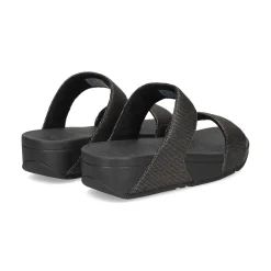 FITFLOP Sandalias cuña de Mujer HR2 B06 Pewter Blac