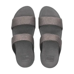 FITFLOP Sandalias cuña de Mujer HR2 B06 Pewter Blac