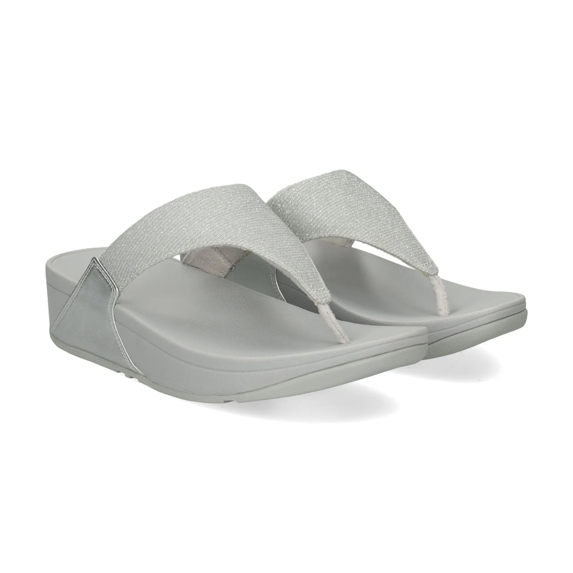 FITFLOP Sandalias cuña de Mujer FZ7 011 PLATA