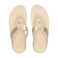 FITFLOP Sandalias cuña de Mujer IU1 675 PLATINO