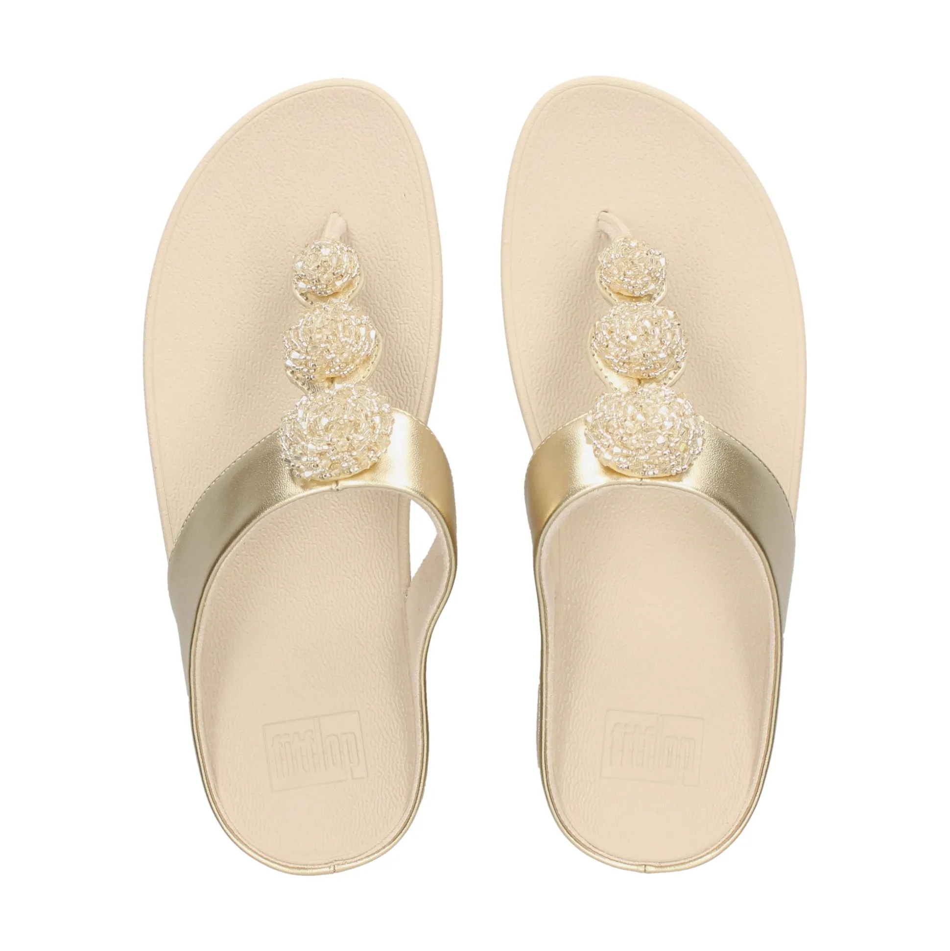 FITFLOP Sandalias cuña de Mujer IU1 675 PLATINO