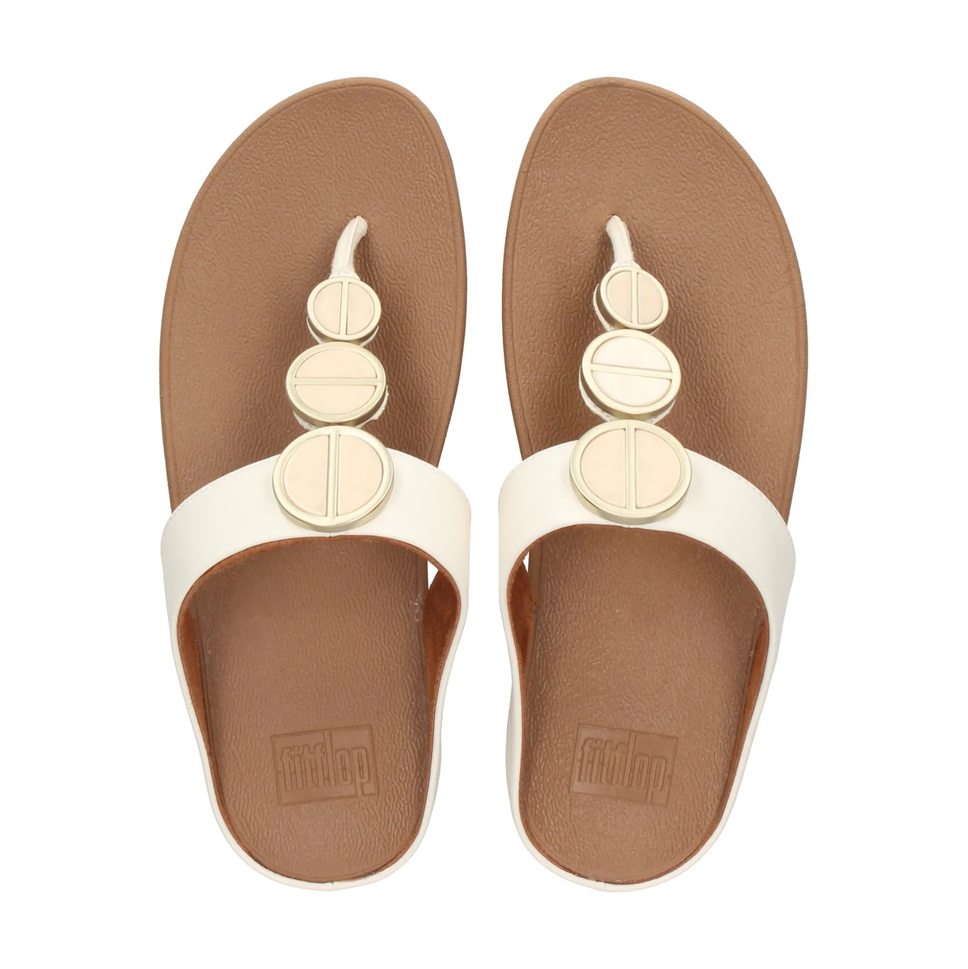 FITFLOP Sandalias cuña de Mujer FE5 477 CREAM
