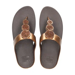 FITFLOP Sandalias cuña de Mujer HJ1 012 BRONZE