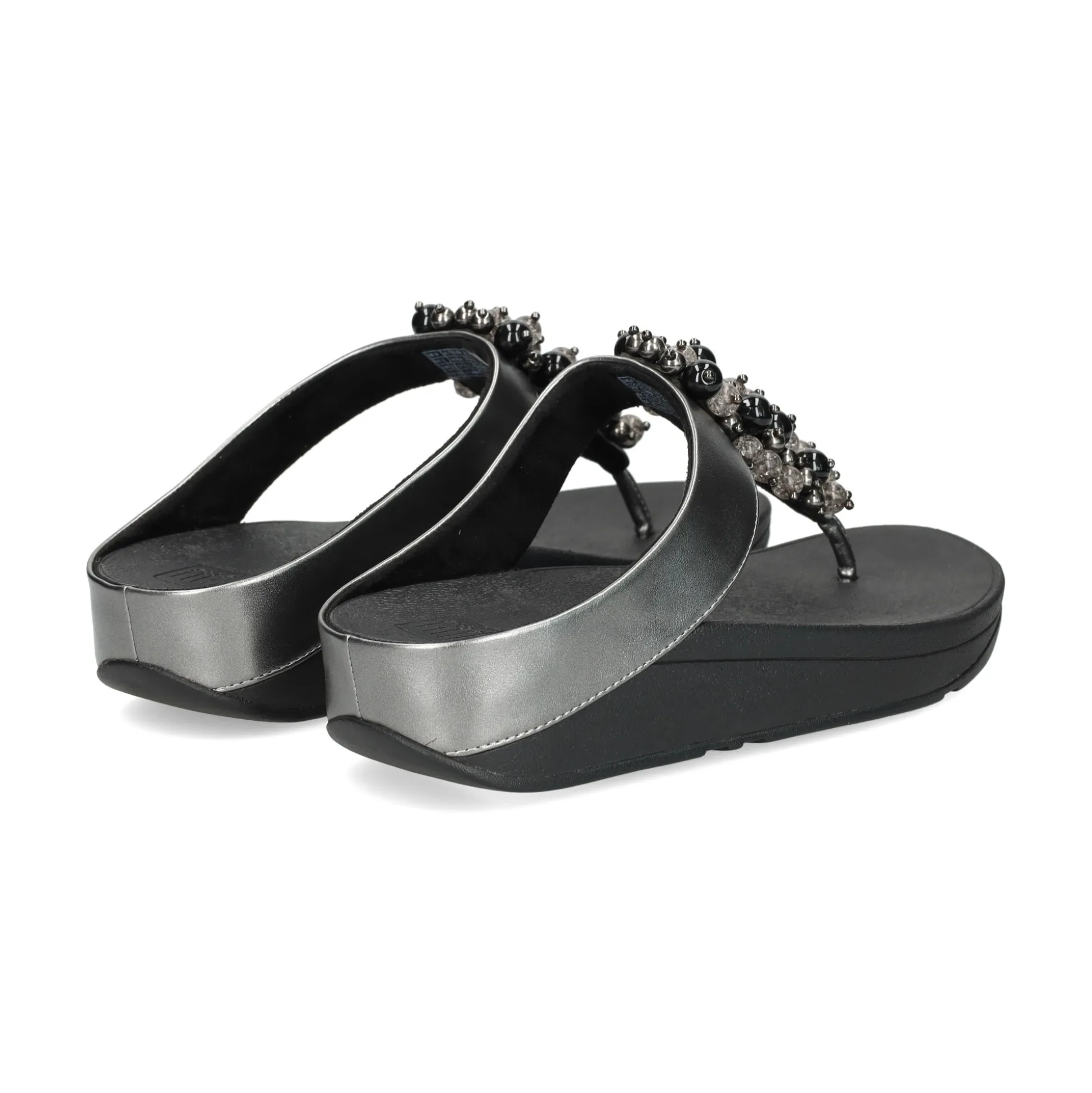 FITFLOP Sandalias cuña de Mujer HI9 B06 Pewter Blac