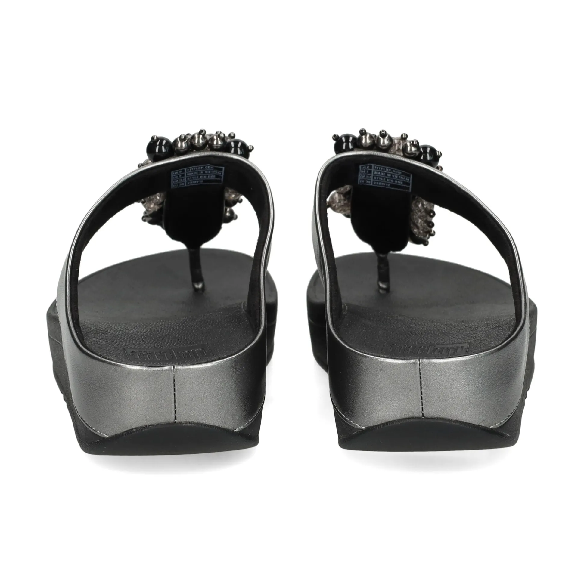 FITFLOP Sandalias cuña de Mujer HI9 B06 Pewter Blac