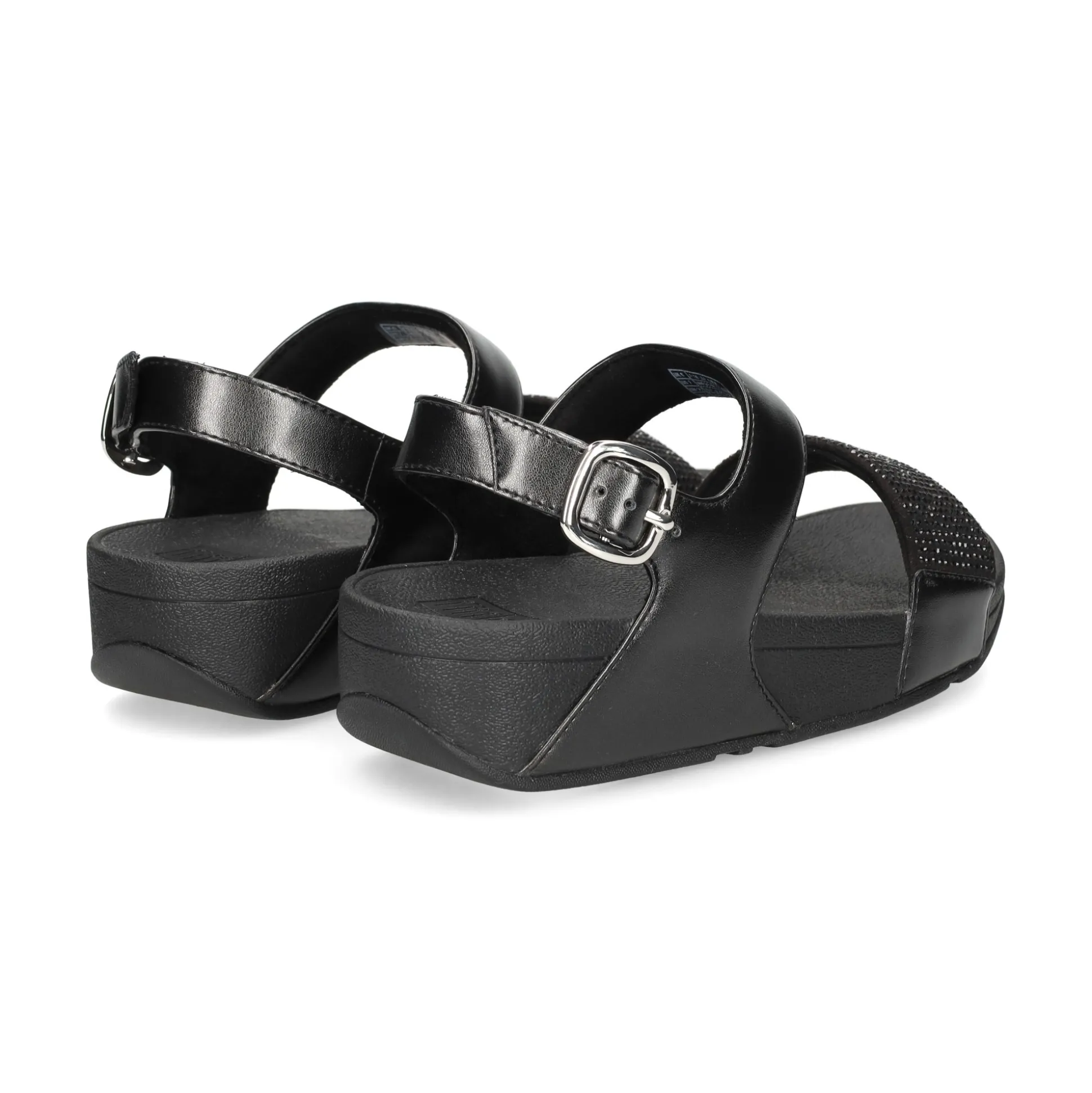 FITFLOP Sandalias cuña de Mujer EC3 090 ALL BLACK