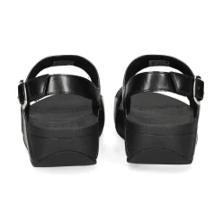 FITFLOP Sandalias cuña de Mujer EC3 090 ALL BLACK