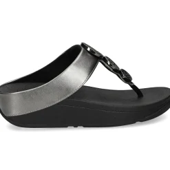 FITFLOP Sandalias cuña de Mujer HJ1 B06 Pewter