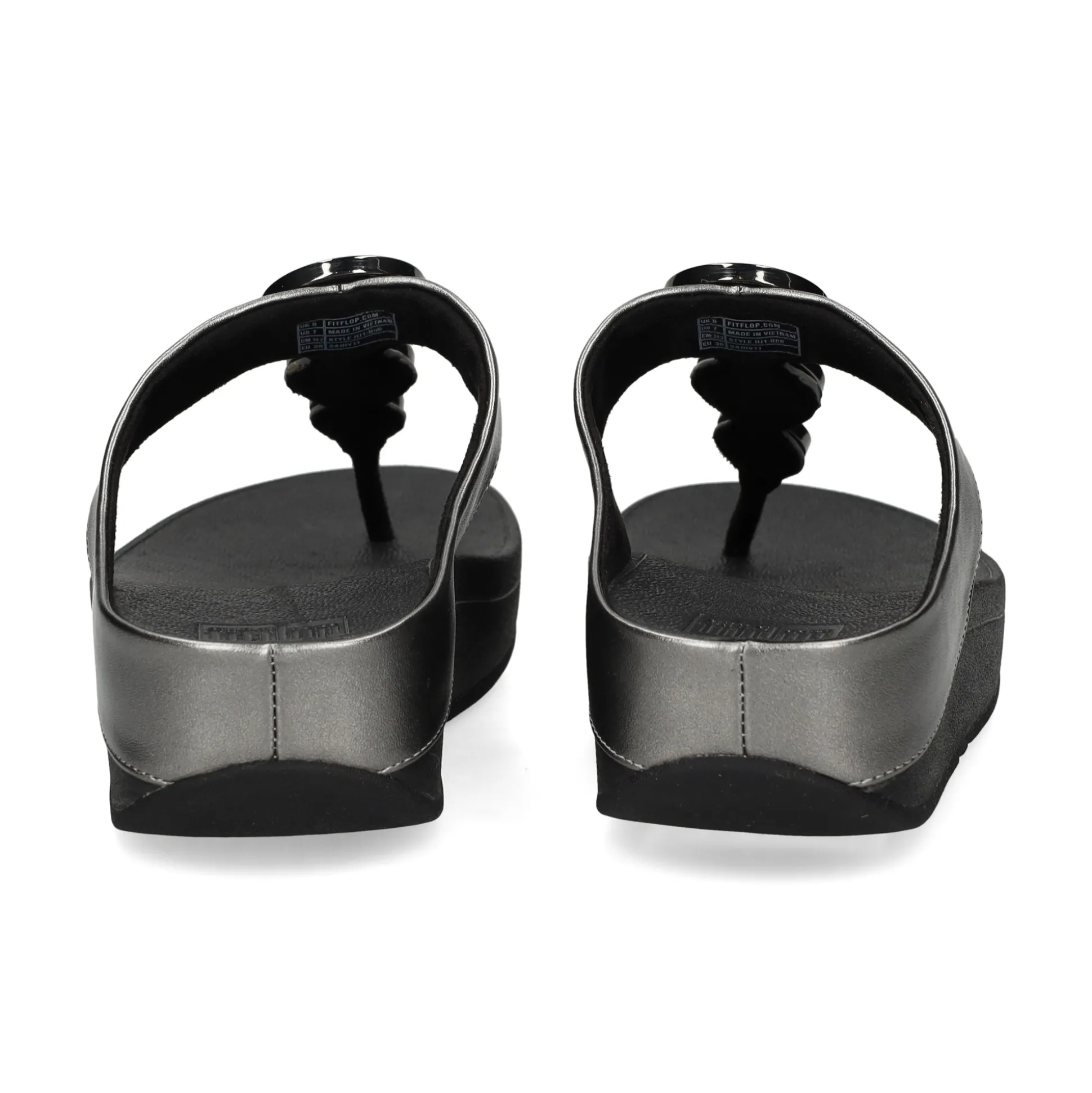 FITFLOP Sandalias cuña de Mujer HJ1 B06 Pewter