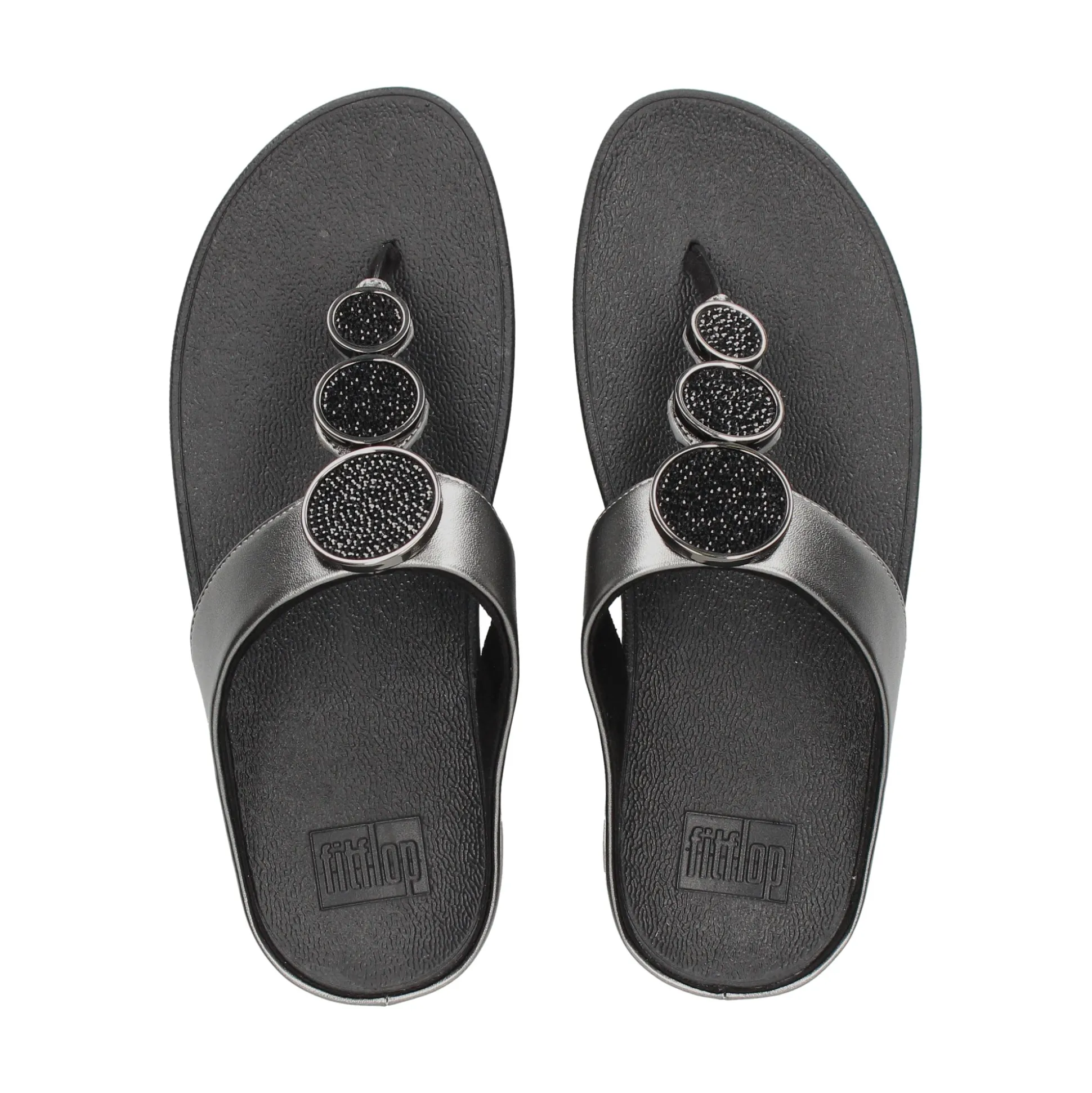 FITFLOP Sandalias cuña de Mujer HJ1 B06 Pewter