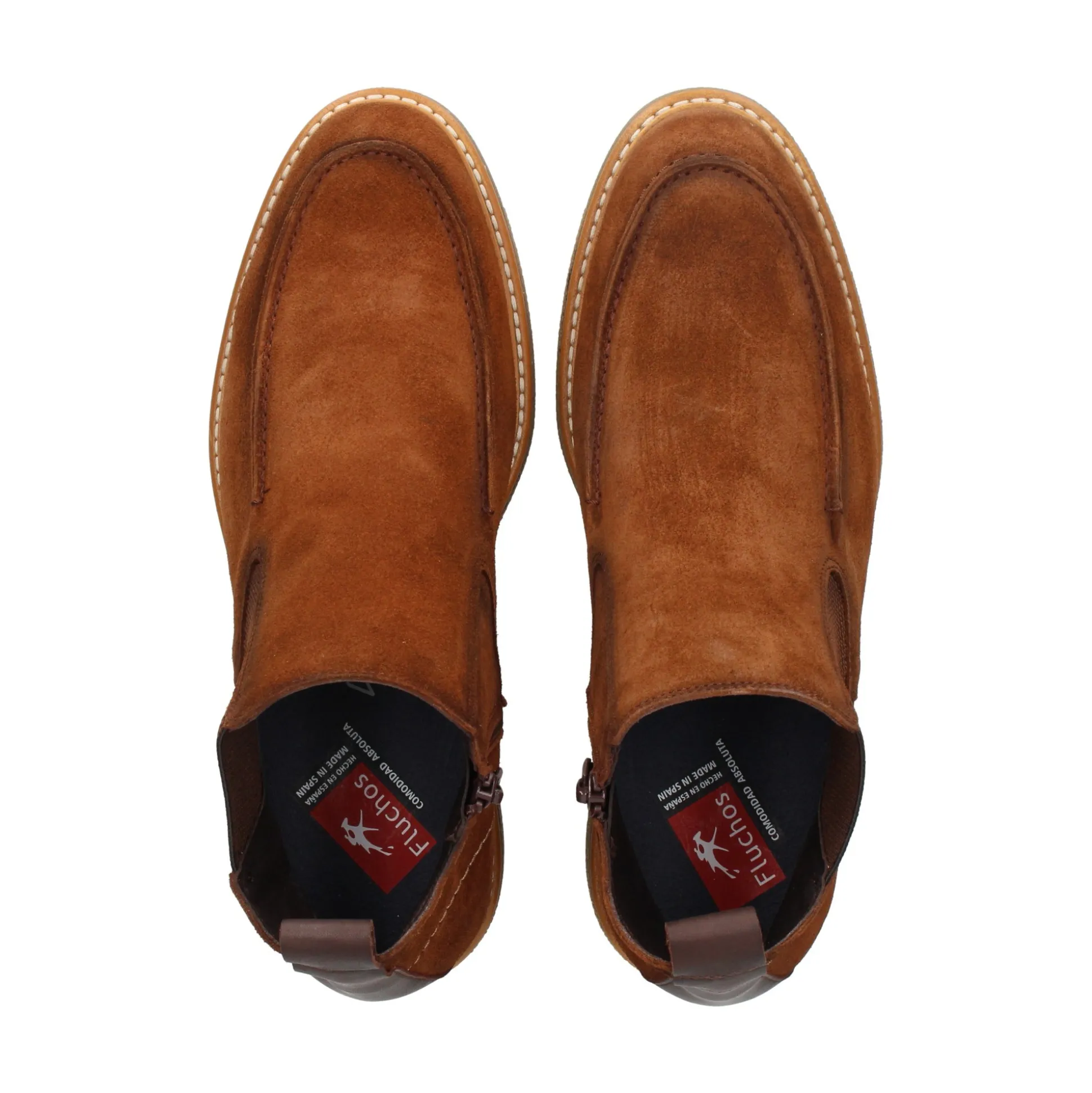 FLUCHOS Botines de Hombre F1821 ANTILOPE