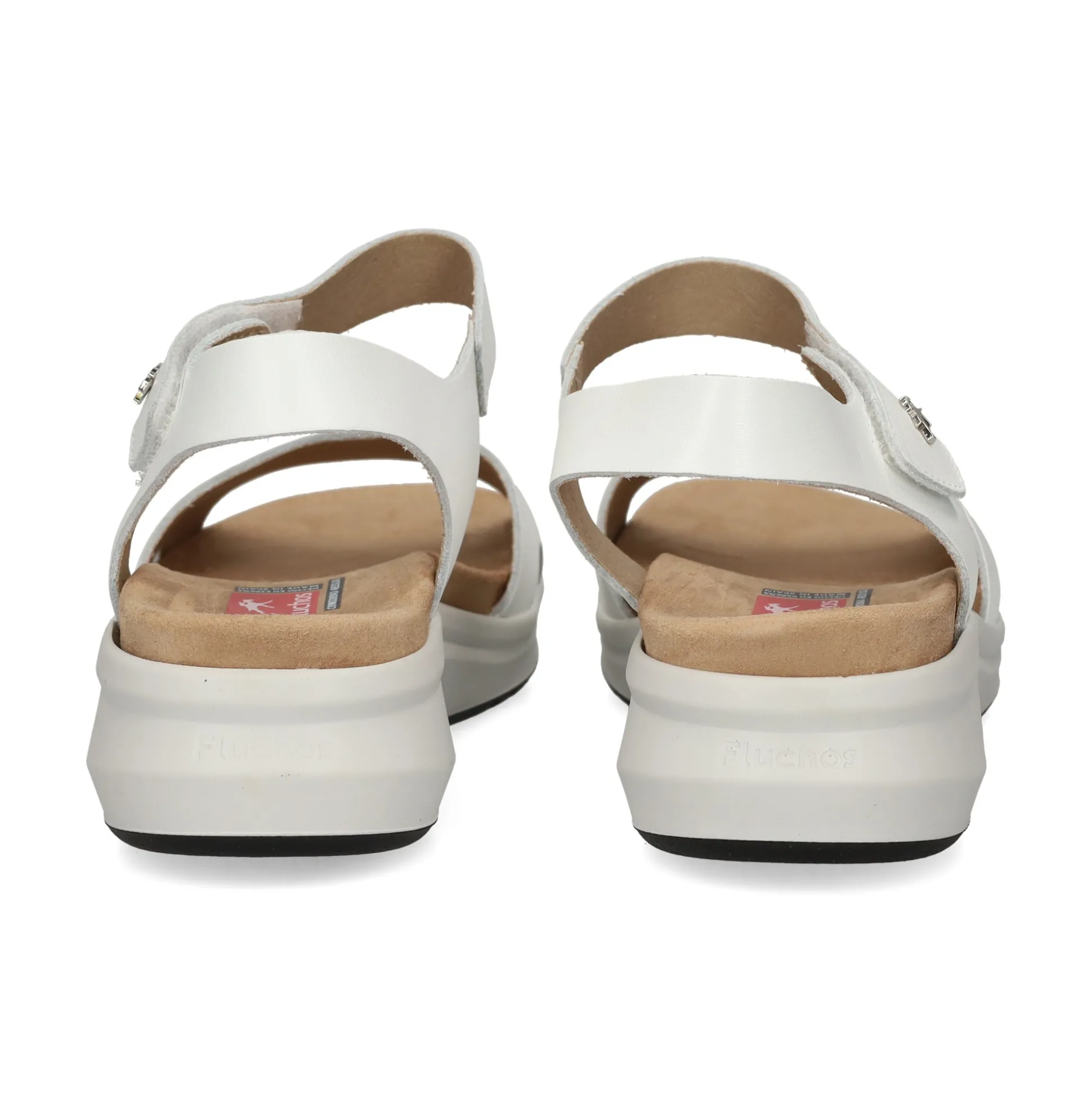 FLUCHOS Sandalias con plataforma de Mujer F1475 BLANCO