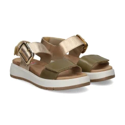 FLUCHOS Sandalias con plataforma de Mujer F2166 PLATINO
