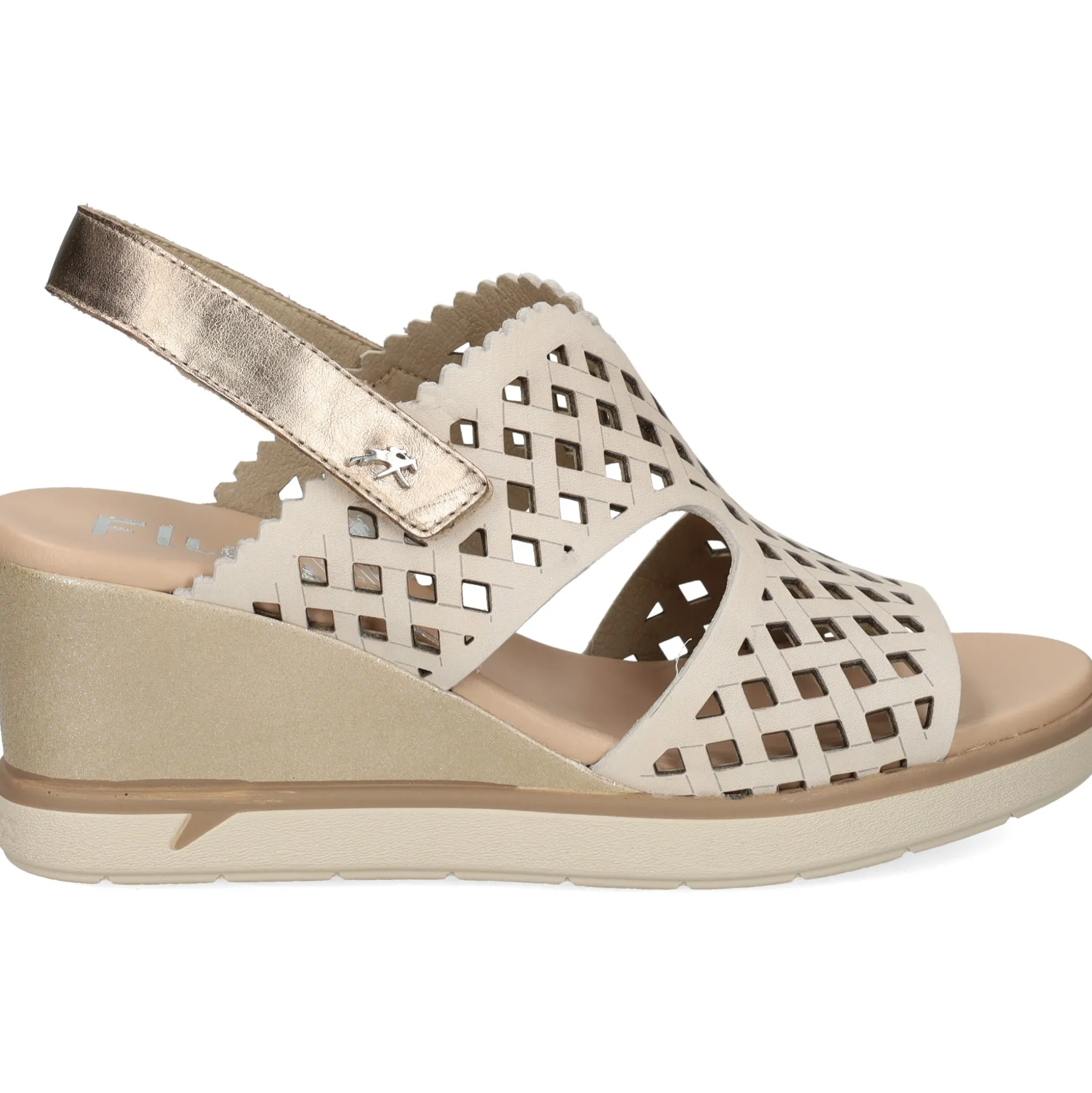 FLUCHOS Sandalias cuña de Mujer F1972 RAW CAVA