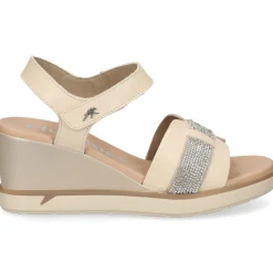 FLUCHOS Sandalias cuña de Mujer F1975 PORCELANA