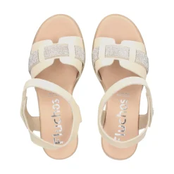 FLUCHOS Sandalias cuña de Mujer F1975 PORCELANA