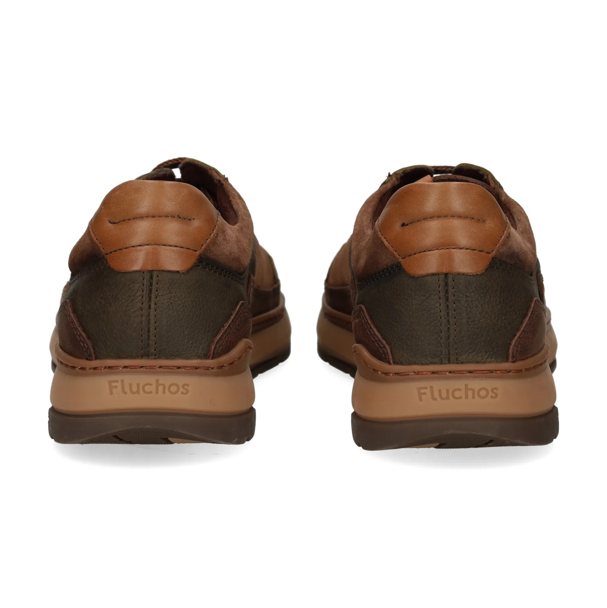 FLUCHOS Zapatillas de Hombre F2279 CAFE+COM.1