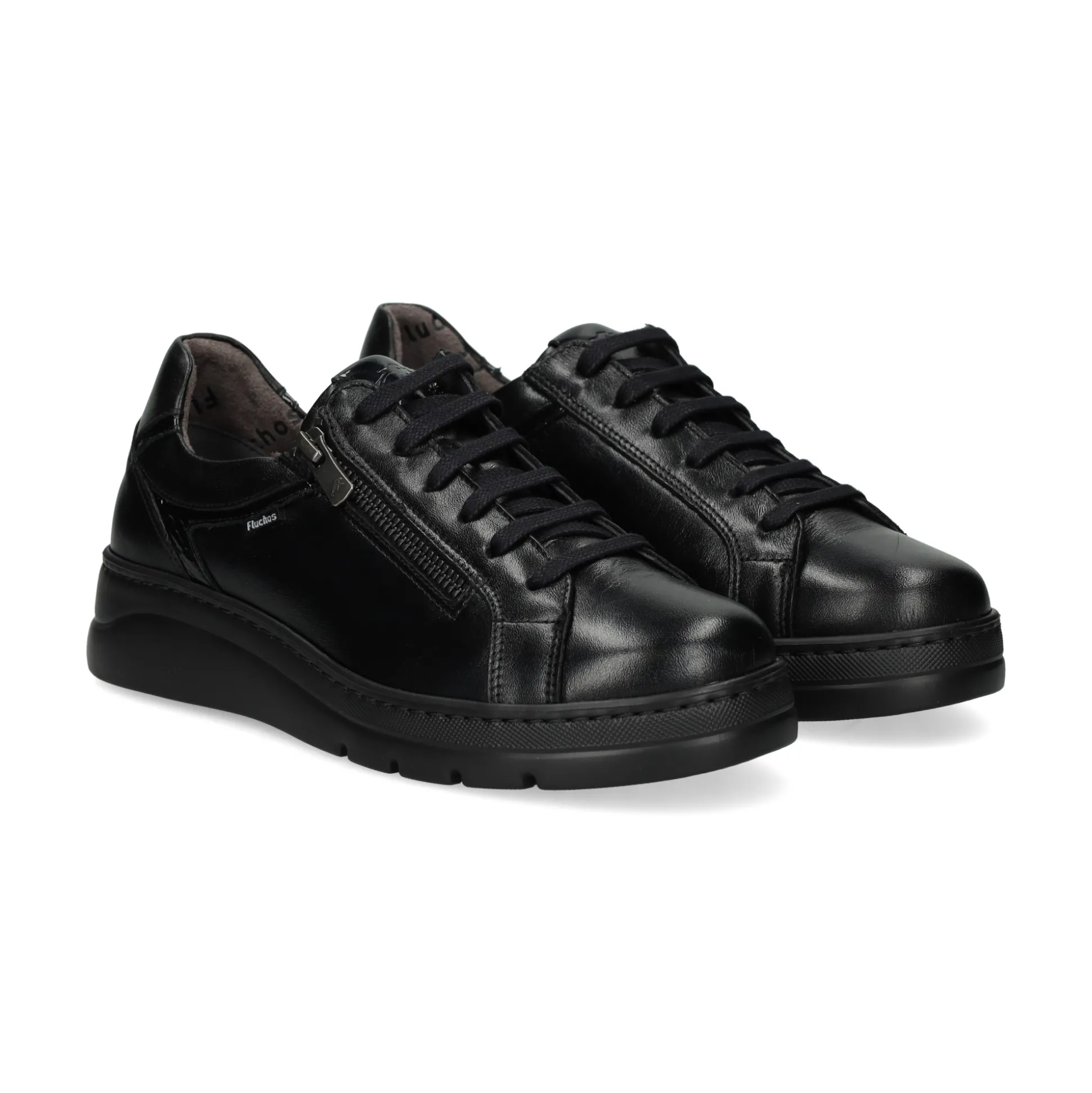FLUCHOS Zapatillas de Mujer F1666 NEGRO