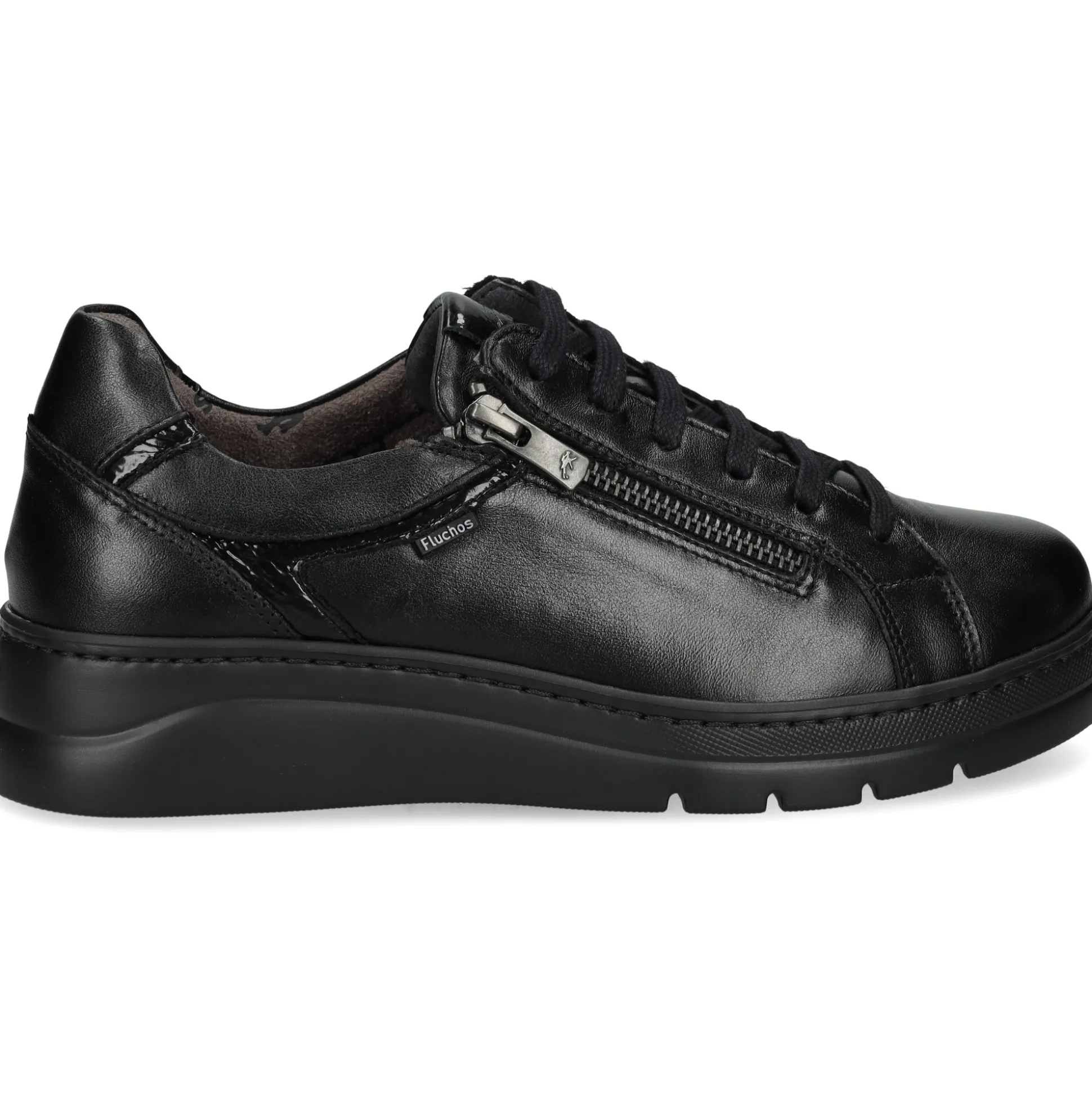 FLUCHOS Zapatillas de Mujer F1666 NEGRO