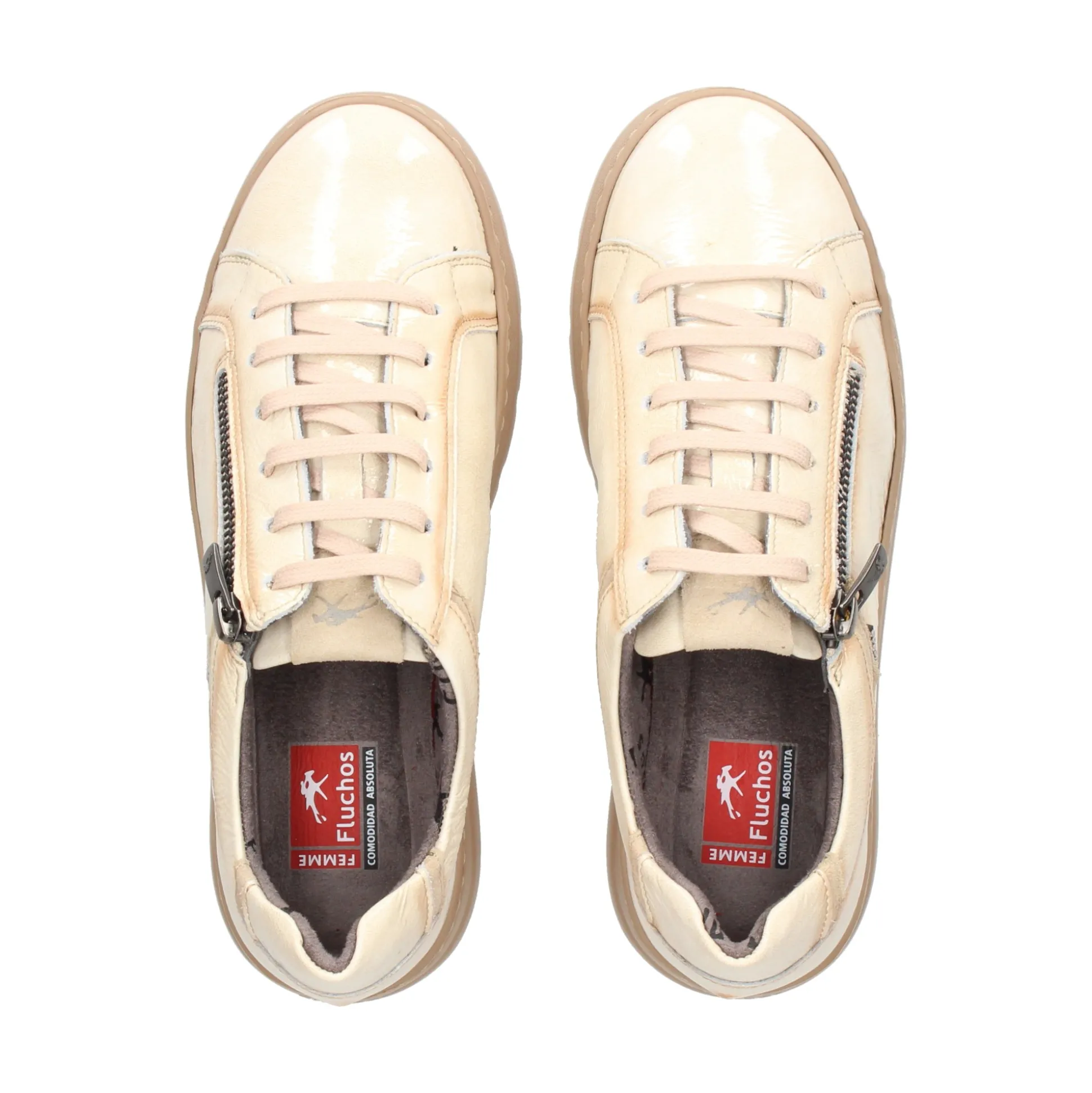 FLUCHOS Zapatillas de Mujer F1666 BEIG