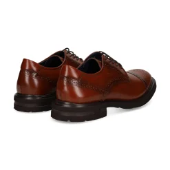 FLUCHOS Zapatos de vestir de Hombre F0629 CASTAÑO