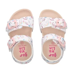 GARVALIN Sandalias, chanclas y albarcas de niña 252463-B050 BLANCO