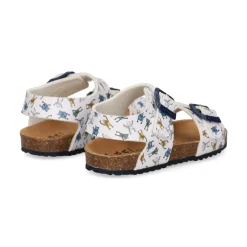 GARVALIN Sandalias, chanclas y albarcas de niña 242468-B BLANCO
