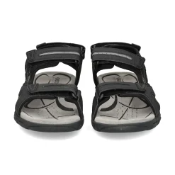 GEOX Sandalias de Hombre U8224D C9310 BLACK/STO