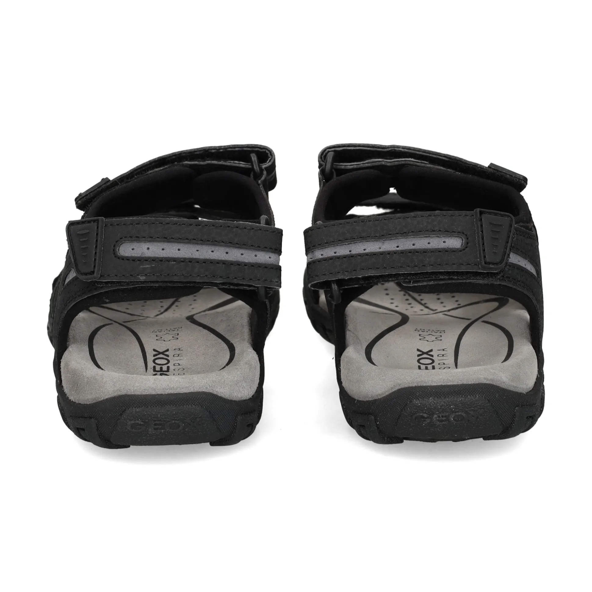 GEOX Sandalias de Hombre U8224D C9310 BLACK/STO