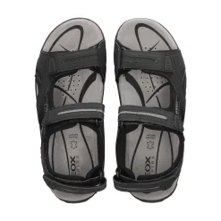 GEOX Sandalias de Hombre U8224D C9310 BLACK/STO