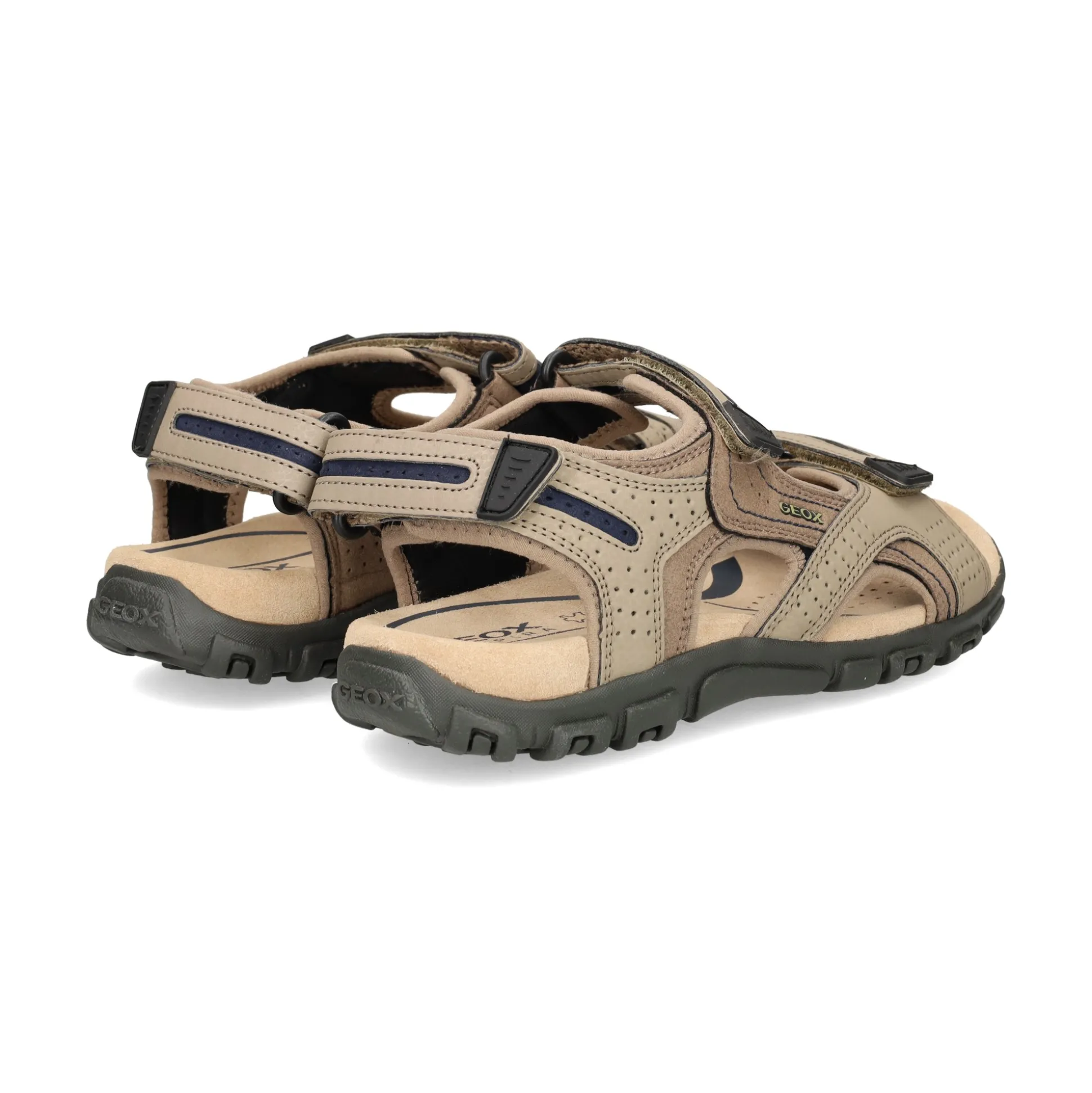 GEOX Sandalias de Hombre U8224D C0829 SAND/NAVY