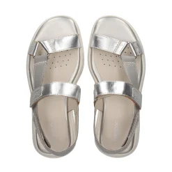 GEOX Sandalias planas de Mujer D25ADA C1355 LT GREY/S