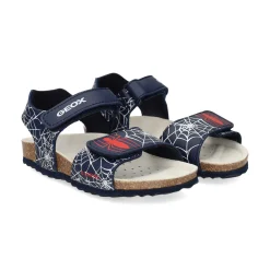 GEOX Zapatillas de Niño J458LE C0735 NAVY/RED