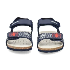 GEOX Zapatillas de Niño J458LE C0735 NAVY/RED