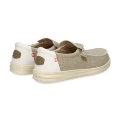 HEY DUDE Mocasines de Hombre 40124 1LB OFF WHITE