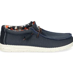 HEY DUDE Zapatillas de Hombre WALLY SOX STITCH 4NY NAVY