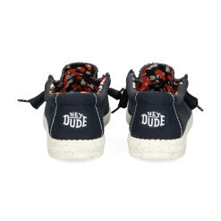 HEY DUDE Zapatillas de Hombre WALLY SOX STITCH 4NY NAVY