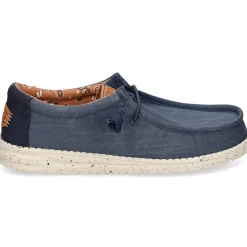 HEY DUDE Zapatillas de Hombre WALLY WASHED 410 NAVY