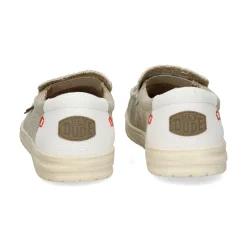 HEY DUDE Zapatillas de Hombre MIKKA BRAIDED 1LB OFF WHITE