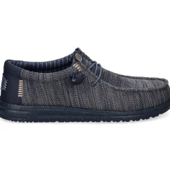 HEY DUDE Zapatillas de Hombre WALLY STRETCH 4UC NAVY BLAZER