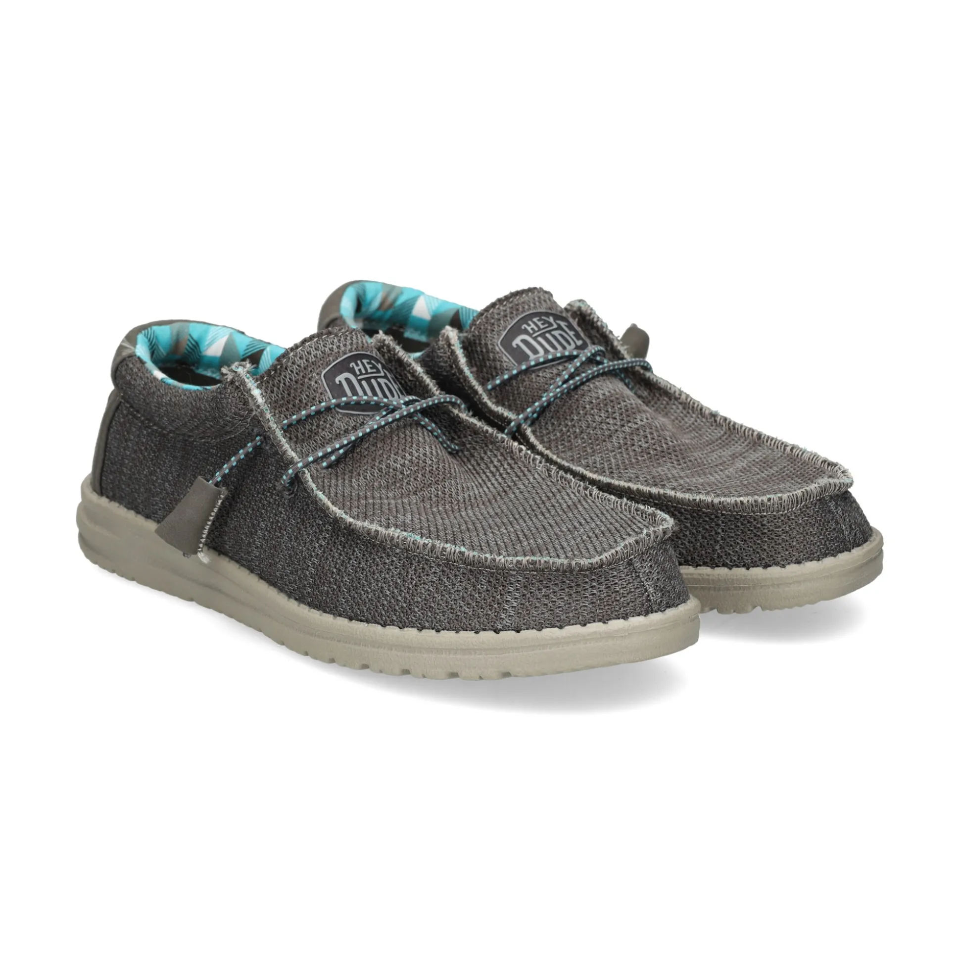 HEY DUDE Zapatillas de Hombre WALLY SOX 025 CHARCOAL