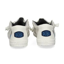 HEY DUDE Zapatillas de Hombre WALLY SPORT MESH 100 BLANCO