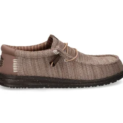 HEY DUDE Zapatillas de Hombre WALLY STRETCH 0PQ DEEP TAUPE/