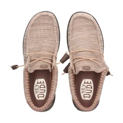 HEY DUDE Zapatillas de Hombre WALLY STRETCH 0PQ DEEP TAUPE/